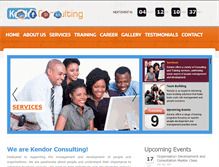 Tablet Screenshot of kendorconsulting.com